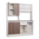 thumbnail image 5 of Kit Cocina Paula 5 Puertas 1 Cajon Nogal - Blanco, 5 of 16