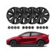 thumbnail image 1 of Tapacubos PM Auto para Tesla Y 2020‑2025, 19 pulgadas, negro gris, 1 of 6