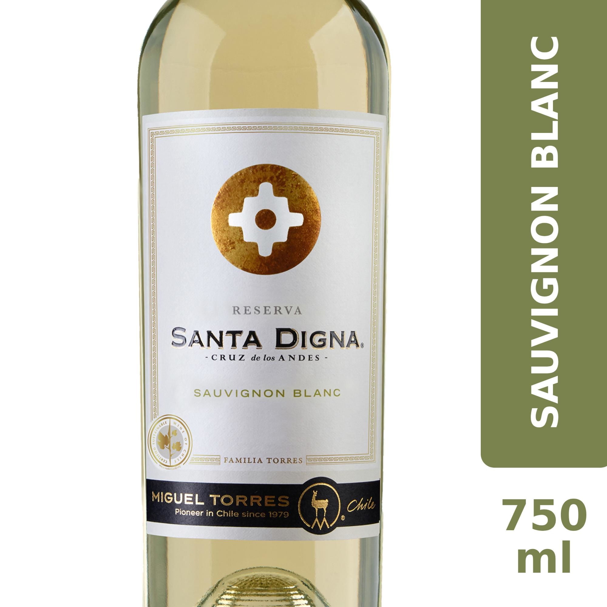 Vino Blanco Sauvignon Blanc Botella 700 cc Santa Digna