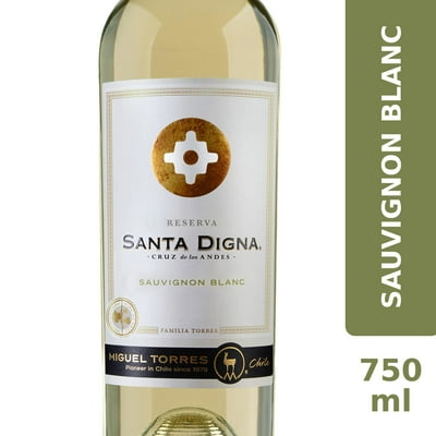 Vino Blanco Sauvignon Blanc Botella 700 Cc Santa Digna