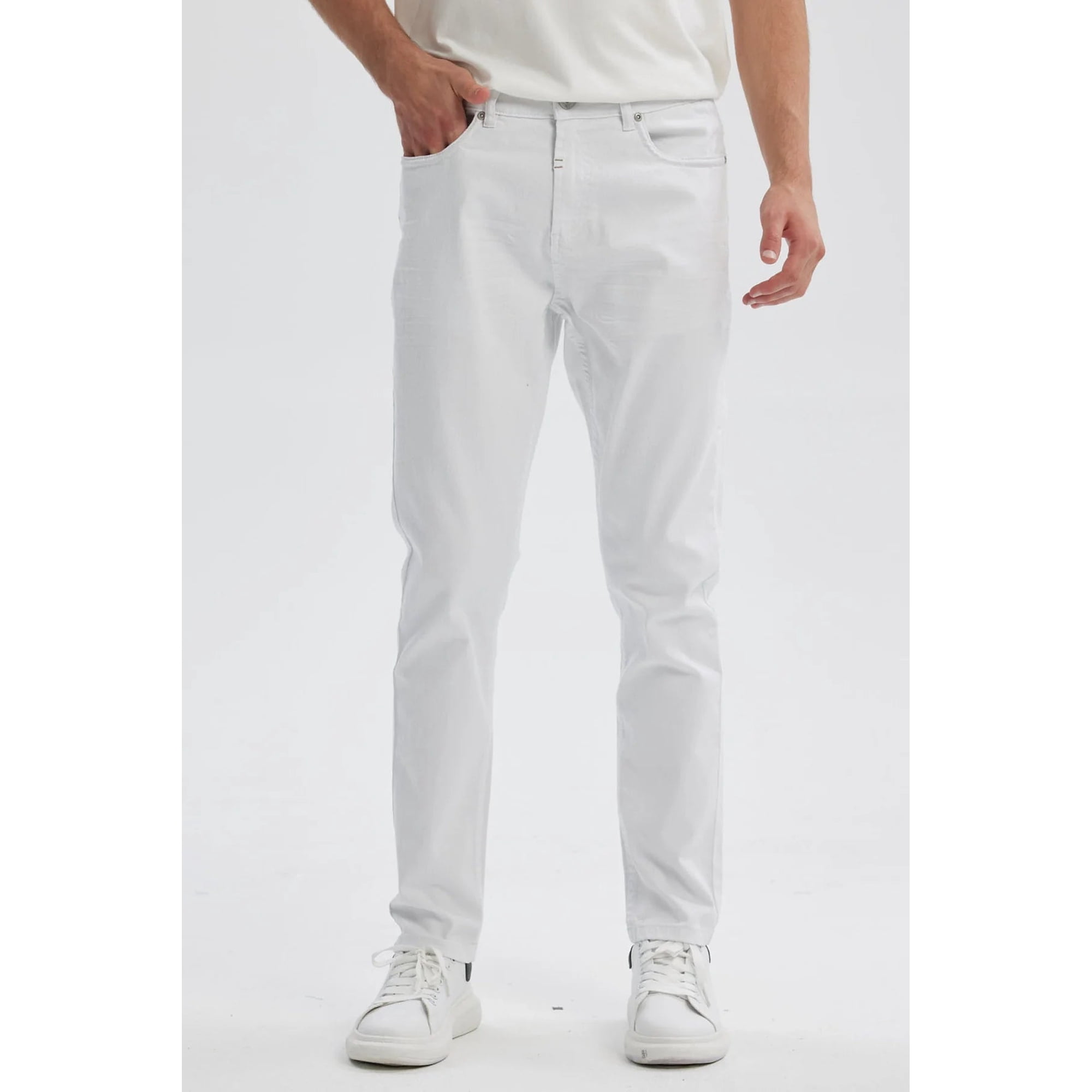 Fashionspark - Jeans Hombre Skinny 101 Blanco