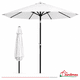 thumbnail image 1 of Quitasol Extendible 3m Soporte Pedestal Lateral Blanco UV, 1 of 7