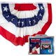 thumbnail image 1 of Banner Sentinel, bandera americana en forma de abanico de polialgodón, 91 x 183 cm, 1 of 5