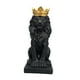 thumbnail image 2 of Figura Decorativa De León Con Corona Para Mesa, 5,7 Pulgadas De Alto, Para Hoteles, Versátil, Color Negro, 2 of 3