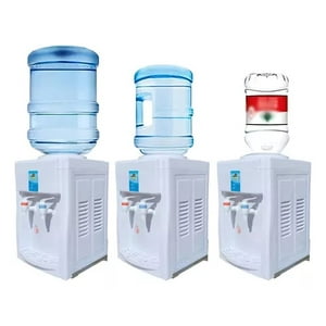 Genérico - Dispensador Agua Natural Y Caliente Sobremesa Escritorio Oficina Color Blanco