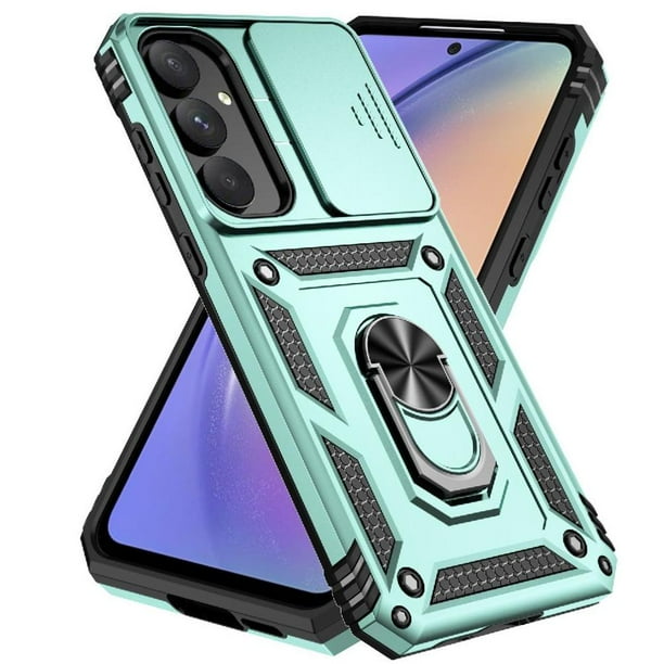 Estuche GANGXUN para Samsung Galaxy A55 5G, soporte giratorio 360°, estilo mecánico y magnético