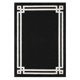 thumbnail image 1 of Alfombra Amigo Negra 200x290, 1 of 6