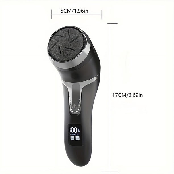 Electric Feet Callus Remover Kit: Rechargeable, Portable Pedicure Tool For Professional Foot Care - Perfect Gift For Dry, Hard, Cracked Skin!