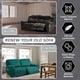 thumbnail image 4 of Funda para muebles ULTICOR, reclinable, 2 plazas, jacquard, color verde azulado, 4 of 6