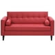 thumbnail image 2 of Living Retro Sofa 3 Cuerpos + 2 Sofá 1 Cuerpo Poliuretano Rojo, 2 of 12