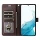 thumbnail image 2 of FOXDOCK Funda tipo Cartera para Samsung Galaxy S22 Plus – Cubierta de Cuero PU con Múltiples Ranuras, Bolsillo para Efectivo y Correa de Muñeca, 2 of 6