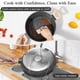 thumbnail image 2 of Juego de utensilios de cocina SODAY, granito negro, antiadherente, inducción, 12 unidades, 2 of 3