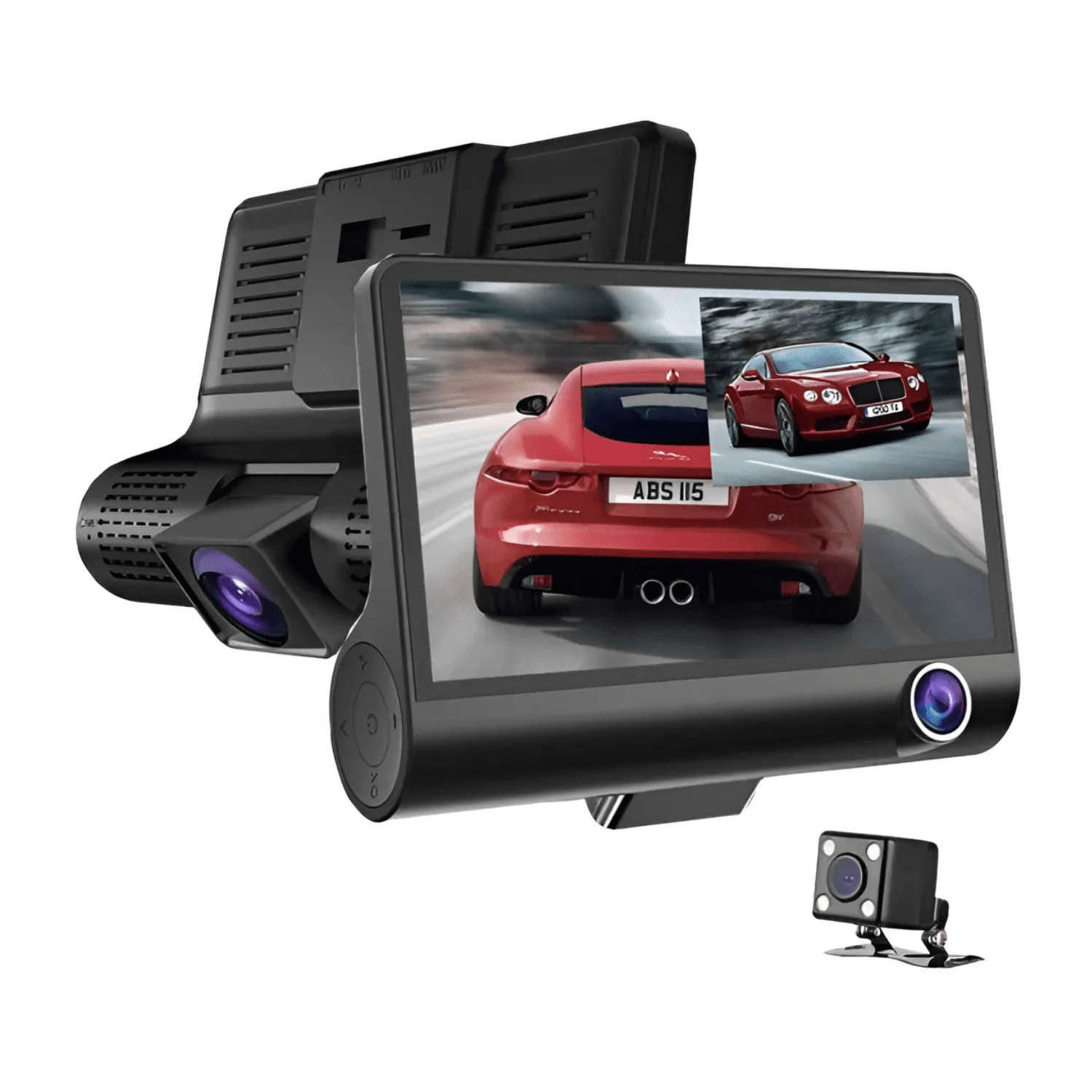 Genérico - Cámara Para Auto Dvr Full Hd 1080p Doble Lente Frontal