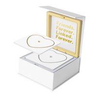 Ioensy - 2 Piezas De Joyas De Kit De Pulseras Permanentes Para La Actividad Nocturna Día De San Valentín Oro Y Plata