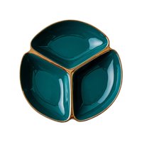 Bothyi - Plato Dividido, Redondo, Ligero, A Prueba De Fugas, Para Entrenamiento, Almuerzo, Hogar, Verde