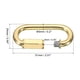 thumbnail image 2 of Uxcell 5mm Enlaces Rápidos de Cadena de Cobre, 2pcs Conector de Cadena de Bloqueo de Tornillo para Candelabro y Mochila, 2 of 6