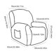 thumbnail image 2 of Xiao Hua Funda Elástica de Tela jacquard para Reclinable Grande, Funda de Reclinable Elástica Engrosada Completamente Envuelta, Asiento Individual, Amarillo, 1 Pieza, 2 of 4