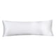 thumbnail image 1 of Funda De Almohada De Cuerpo Satinado Sin Cremallera 20x54 Pulgadas Para La Piel Del Dormitorio Relajante Blanco, 1 of 6