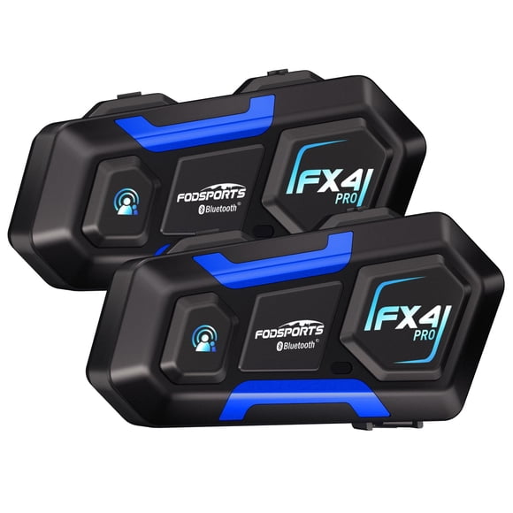 Intercomunicador Bluetooth para motocicleta Fodsports FX4 Pro 1200m