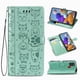 thumbnail image 1 of Funda Cartera FOXDOCK para Samsung Galaxy A21S , Flip PU con Relieve de Gatos y Perros, Tarjetero y Soporte, 1 of 6