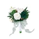 thumbnail image 3 of Flor De Dama De Honor Nupcial Con Ramo De Boda Para Boda Hogar Graduación Verde Blanco, 3 of 3