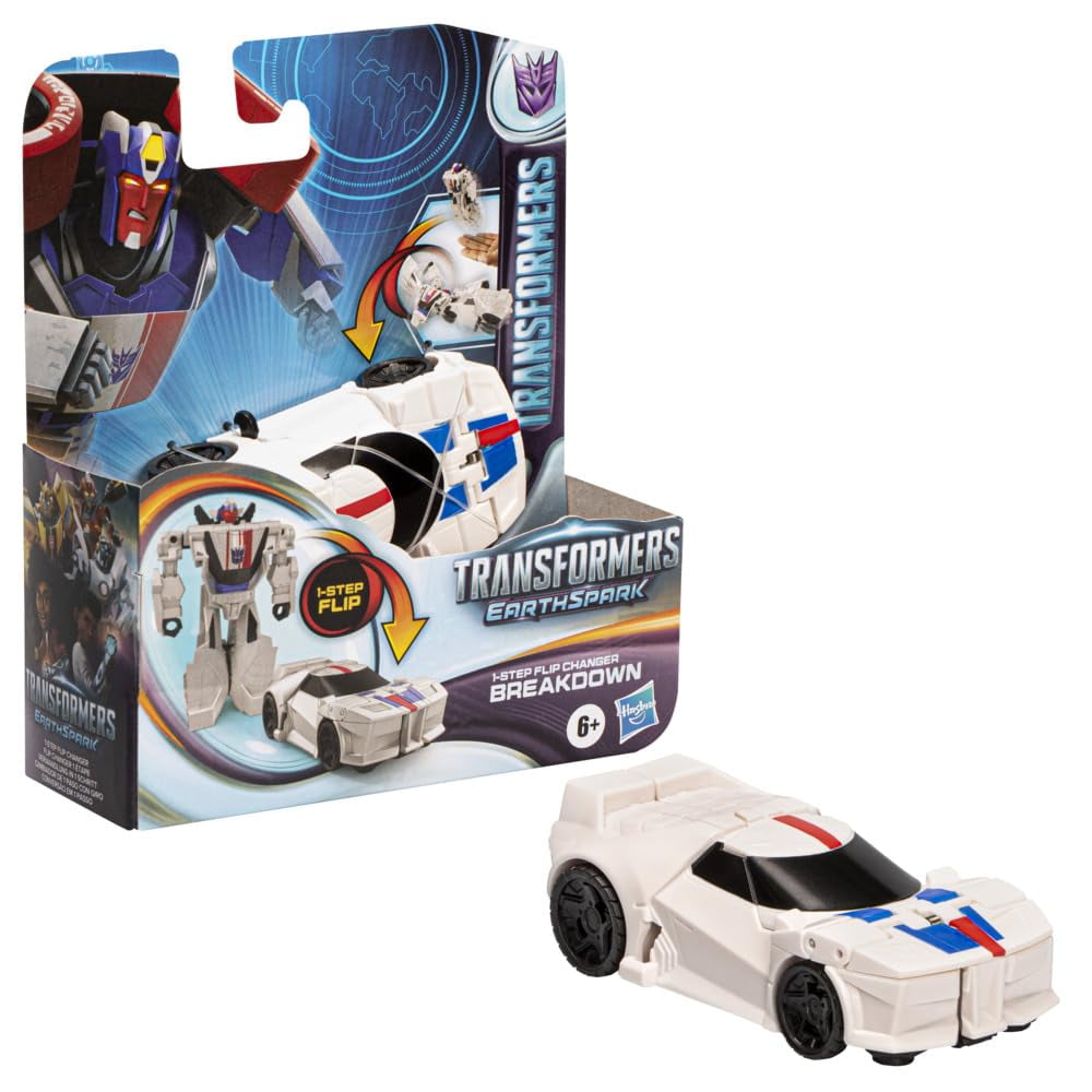 Figura De Juguete Transformers Earthspark Breakdown 10 Cm Flip