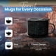 thumbnail image 4 of Juego de 4 tazas de camping Toughty, esmalte negro, 470 ml, 4 of 6