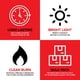 thumbnail image 4 of Velas de emergencia Stock Your Home, paquete de 6 unidades, 100 horas, 4 of 7