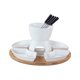 thumbnail image 1 of Juego De Fondue De Chocolate De Cerámica, Ollas Para Helado, Olla Para Derretir Caramelo Y Mantequilla, Color Blanco, 1 of 5