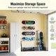 thumbnail image 3 of Soporte de Pared Acrílico BiJun 300 g para Patinetas, Longboards, Cruisers y Snowboards, 3 of 9