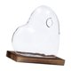 thumbnail image 2 of Jarrón De Cristal Con Forma De Corazón, Moderno, Para Flores, Terrario Y Plantas., 2 of 5