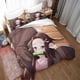 thumbnail image 2 of Juego De Funda Nórdica Dem on Kill er Ne zuko An ime Girl % ropa De Cama De Microfibra Se 3 Piezas Ultra Suave Y Agradable Para La Piel edredón funda Se, 2 of 3