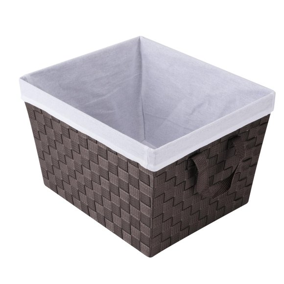 Cesta Whitmor 33x38x25 cm Espresso con Forro