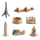 thumbnail image 1 of Figuras De Modelo De Construcción De Monumentos Famosos De 7 Uds. Ornamento Para Adultos De Escritorio, 1 of 5