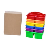 Magideal - 6 Piezas Cestas De Almacenamiento Organizador De Oficina Cajas De Cosméticos Contenedores Para Lápices Diseño Apilable Adecuado Para Baño Y Dormitorio Paquete De Caja