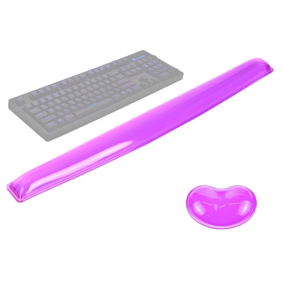 Set de Reposamuñecas de Gel ABRONDA para Teclado y Mouse, Alivio Ergonómico del Dolor