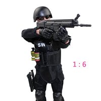 7Buy 12 ""Figuras De Acción Juguete 1: 6 Modelo De Figura De Soldado Flexible Modelo De Figura (Swat)