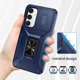 thumbnail image 4 of Funda Armada para Samsung Galaxy S23 FE con Tapa Deslizante y Soporte Magnético Giratorio Azul, 4 of 5