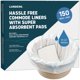 thumbnail image 1 of Bolsos para inodoros Lunderg Value Pack, grado médico, 150 unidades, 1 of 8