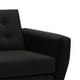 thumbnail image 4 of Sofa Bote 1c Felpa 00 Negro, 4 of 6