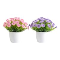Genérico - Set 2 Flores Artificiales Adorno Floral Silvestre Hogar Jhn