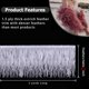 thumbnail image 4 of Ribete de cinta decorativa SOGUGOM blanco con plumas de avestruz 5‑7 pulg 2 yds, 4 of 6