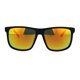 thumbnail image 2 of Lentes de sol Locs Gangster extragrandes rectangulares con espejo naranja, 2 of 4
