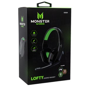 Monster Games - Audifono Gamer Plug Estereo Open Box