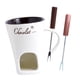 thumbnail image 3 of Taza Para Fondue De Chocolate, Electrodomésticos De Cocina, Hogar, Aniversario, Fiesta, Dulces, Olla Caliente, Blanco, 3 of 5
