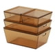 thumbnail image 3 of Mini Cajas De Almacenamiento De 4 Piezas, Contenedores Para Casas De Mu?ecas 1: 6 1:12, ámbar_acrílico, 3 of 5