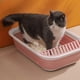 thumbnail image 2 of Caja de arena plegable para gatos, impermeable, de viaje, con entrada baja y pedal antisalpicaduras para gatos de todos los tamaños., 2 of 6