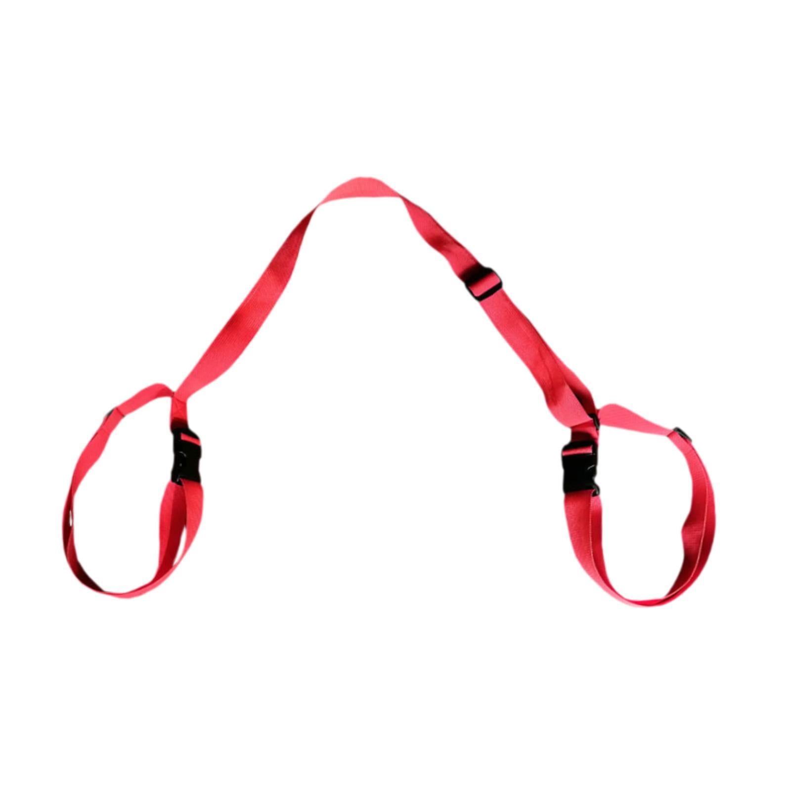 Magideal - Correa De Portabebés De Correa Ajustable Versátil Titular De Alfombrilla Para Alfombras Para Pilates Pequeñas Alfombras De Pilates En Casa A Rojo