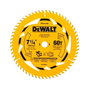 Disco De Sierra 7-1/4''X 5/8'' 60 Dientes Dewalt Dwa271460