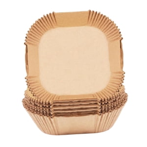 Magideal - Libros De Papel De Freidora De Aire Mats De Parrilla De Microondas Insertar Papeles De Pergamino Impermeables Báeteas Para Hornear Para Albóndigas De 100 Piezas